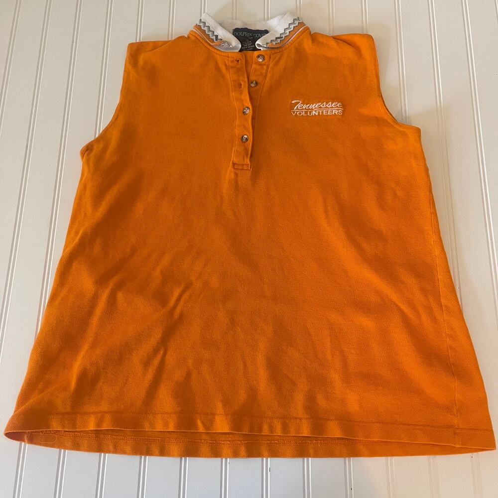 Vintage Dolphin Cove Tennessee Volunteers‎ Embroidered Polo USA Womens Large